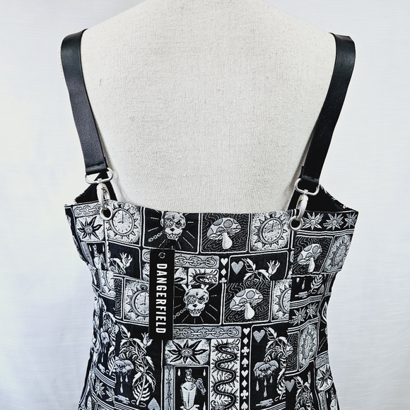 NWT Modcloth Dangerfield Meet My Dark Side Midi Dress size 16 - Picture 11 of 13